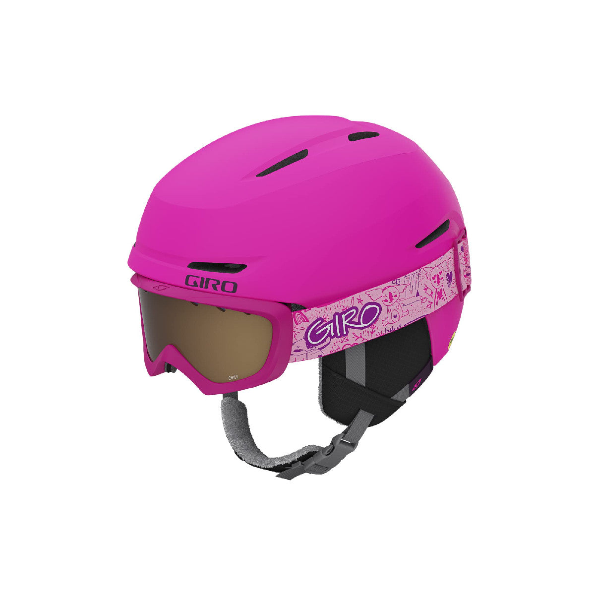 Giro Youth Spur CP Helmet - Openbox Matte Bright Pink - Giro Snow Snow Helmets