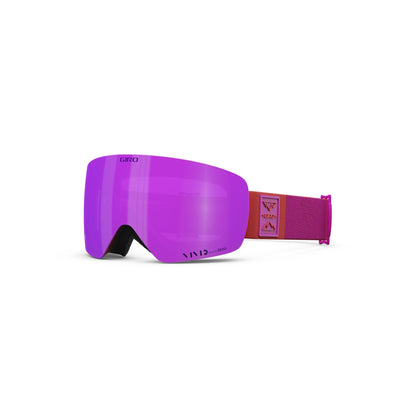 Giro Women's Contour RS Snow Goggles Pink Topo Vivid Pink - Giro Snow Snow Goggles