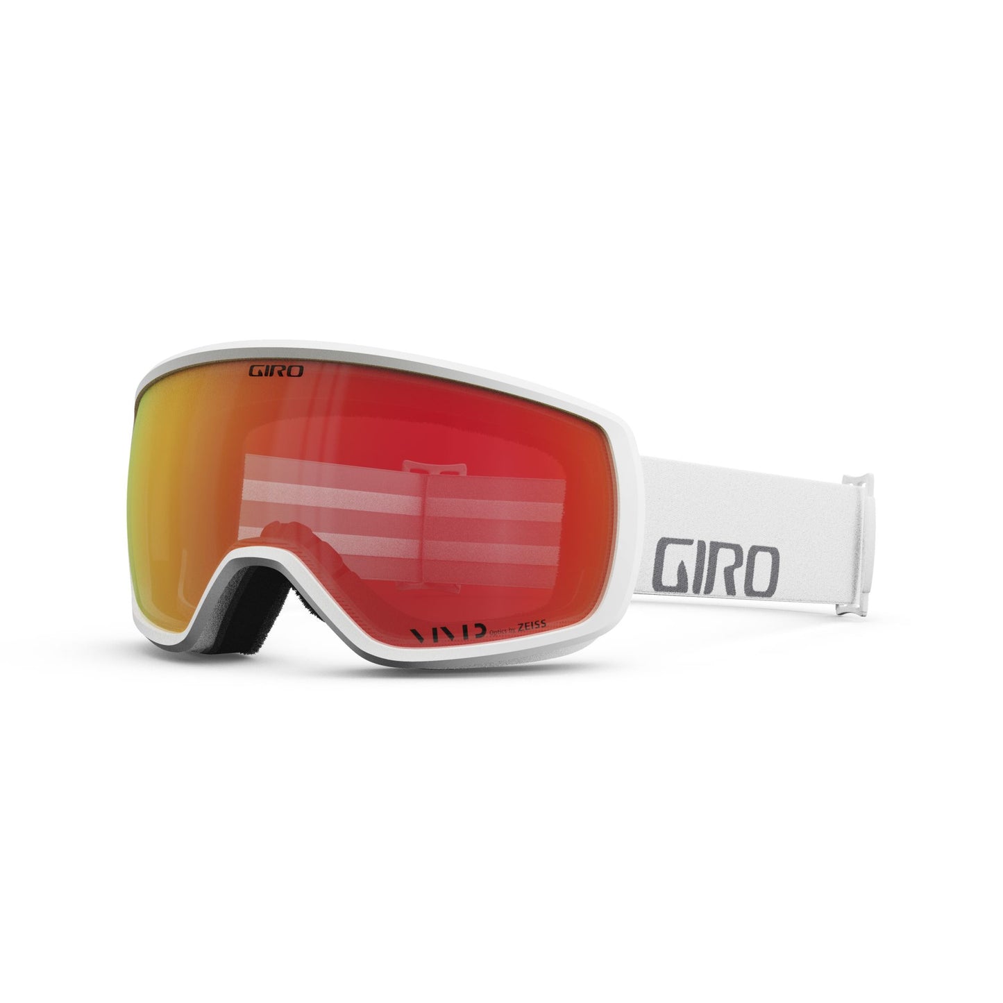 Giro Balance II Snow Goggles White Wordmark Vivid Ember Snow Goggles