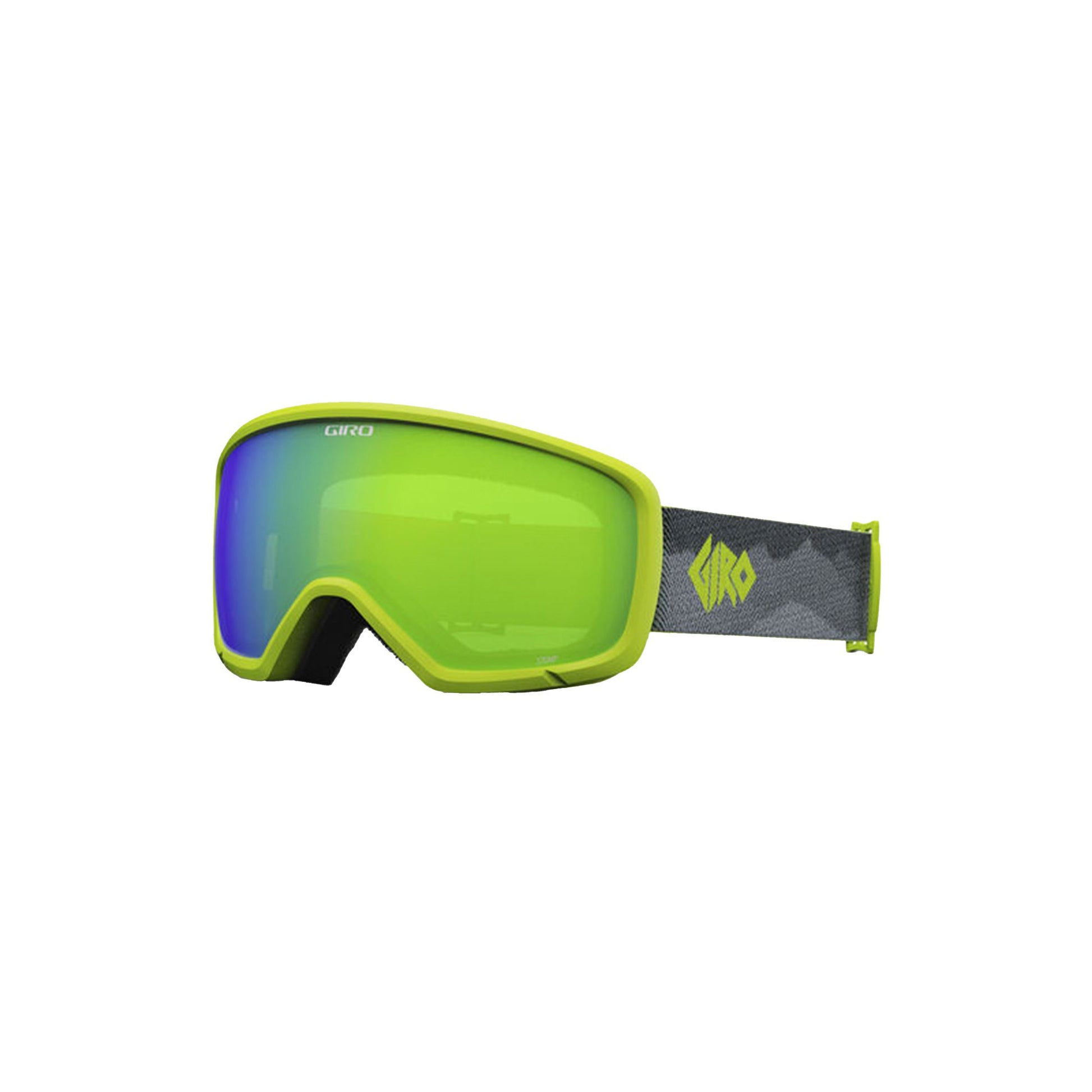 Giro Youth Stomp Snow Goggles Ano Lime Linticular Loden Green - Giro Snow Goggles