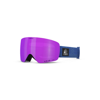 Giro Women's Contour RS Snow Goggles Lapis Blue Mzansi Vivid Pink - Giro Snow Snow Goggles