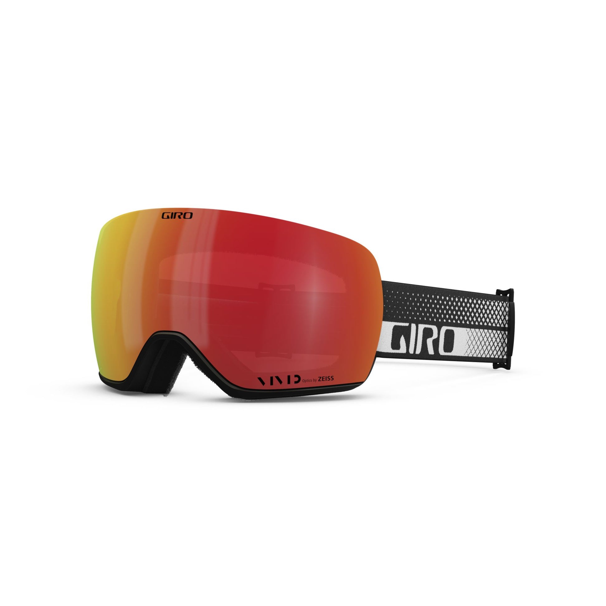 Giro Article II AF Snow Goggles Black White Flow Vivid Ember - Giro Snow Goggles