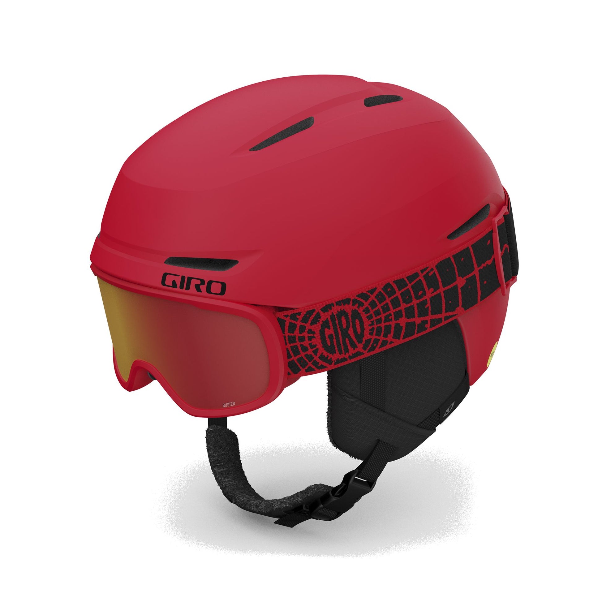 Giro Youth Spur CP Helmet Matte Bright Red Snow Helmets
