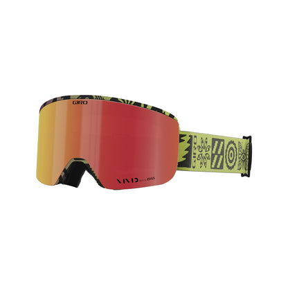 Giro Axis Snow Goggles Glow Green Shelter Vivid Ember - Giro Snow Goggles