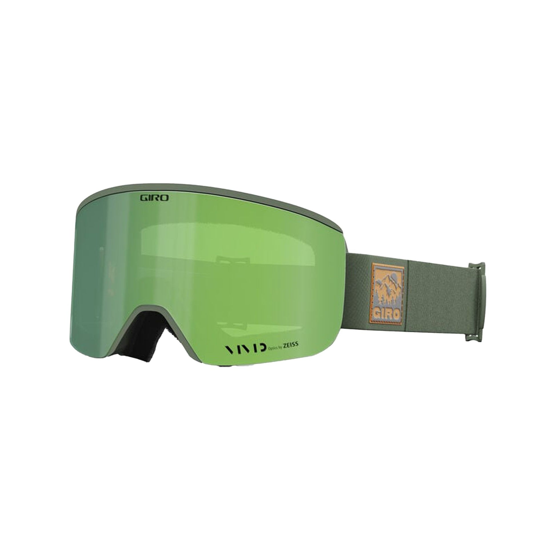 Giro Axis Snow Goggles Hedge Green Vista Vivid Emerald - Giro Snow Goggles