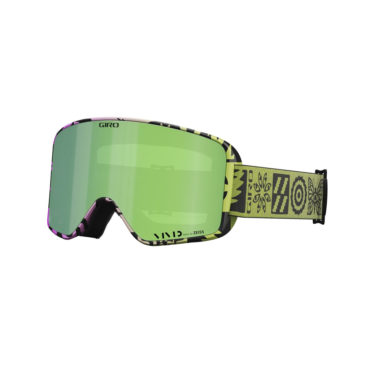 Giro Method Snow Goggles Glow Green Shelter Vivid Emerald - Giro Snow Goggles