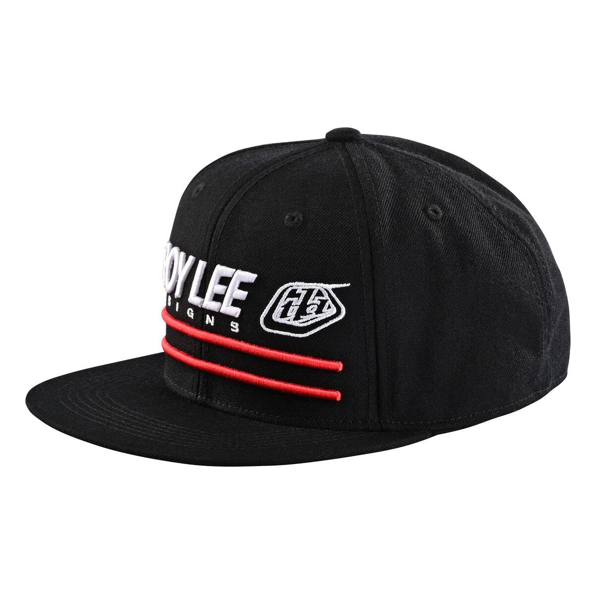 Troy Lee Designs Drop In Snapback Hat Black White - Troy Lee Designs Hats