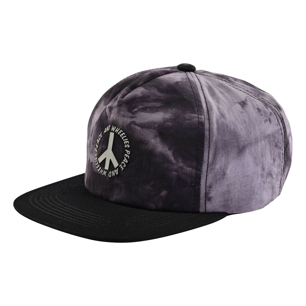 Troy Lee Designs Plot Tie-Dye Snapback Hat Charcoal - Troy Lee Designs Hats