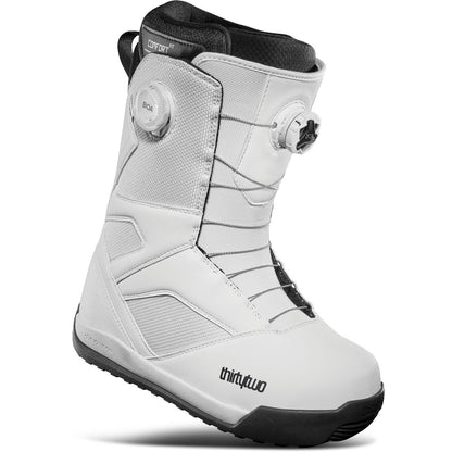 ThirtyTwo STW Double BOA Snowboard Boots White Black - ThirtyTwo Snowboard Boots