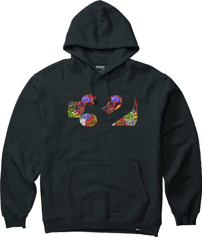 ThirtyTwo x Santa Cruz Hooded Pullover Black - 2023 S - ThirtyTwo Sweatshirts & Hoodies