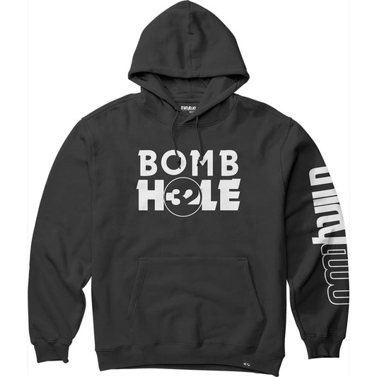 ThirtyTwo Bombhole Hooded Pullover Black Sweatshirts & Hoodies