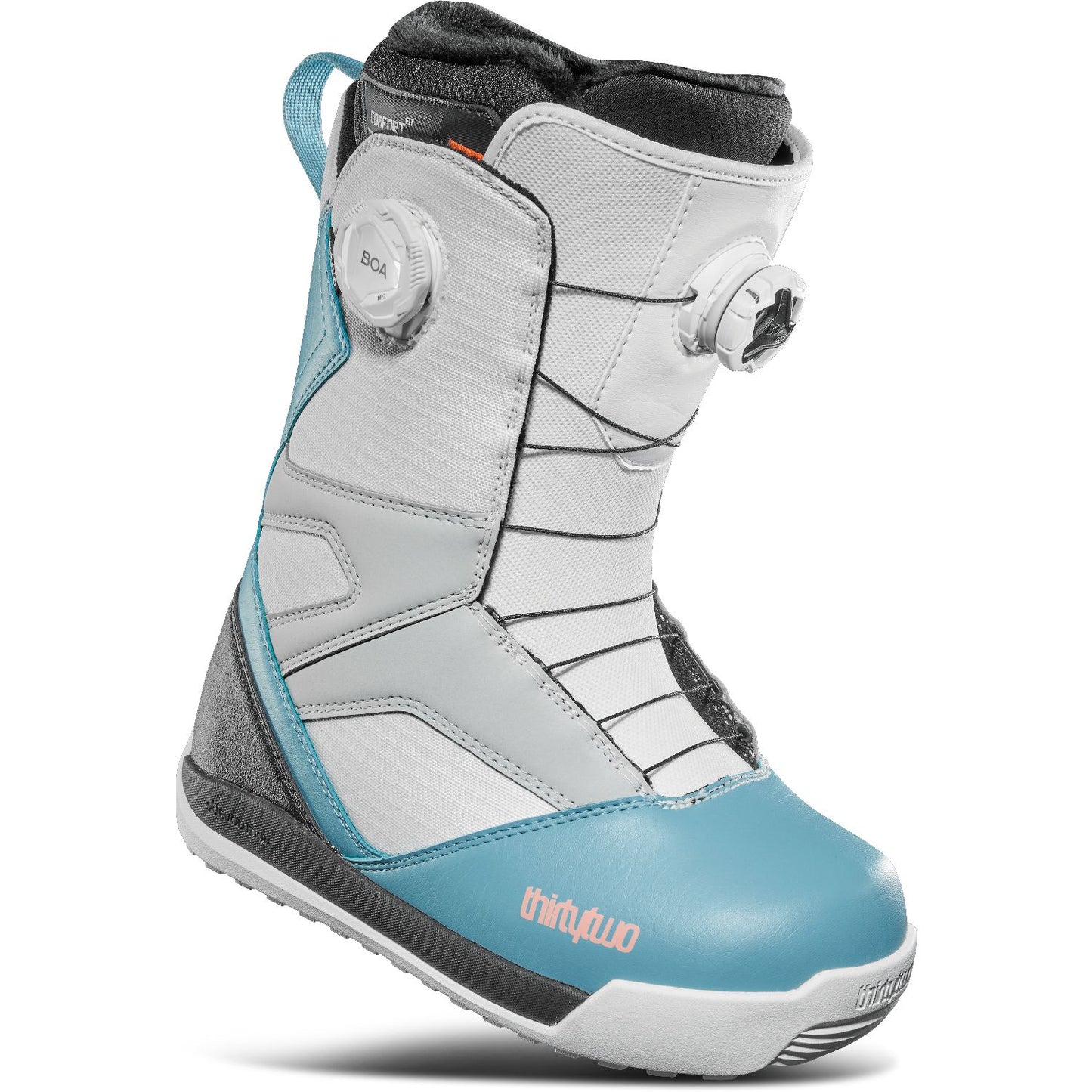 ThirtyTwo STW Double BOA Snowboard Boots White Black - ThirtyTwo Snowboard Boots