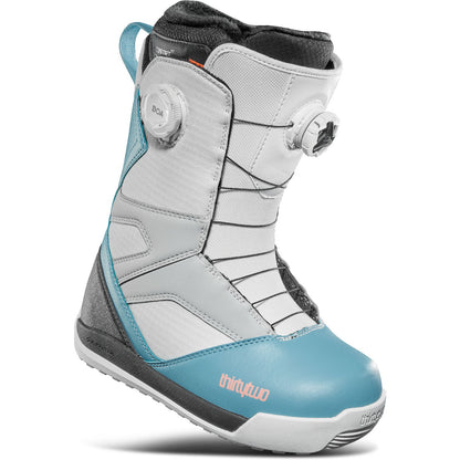 ThirtyTwo STW Double BOA Snowboard Boots White Black - ThirtyTwo Snowboard Boots