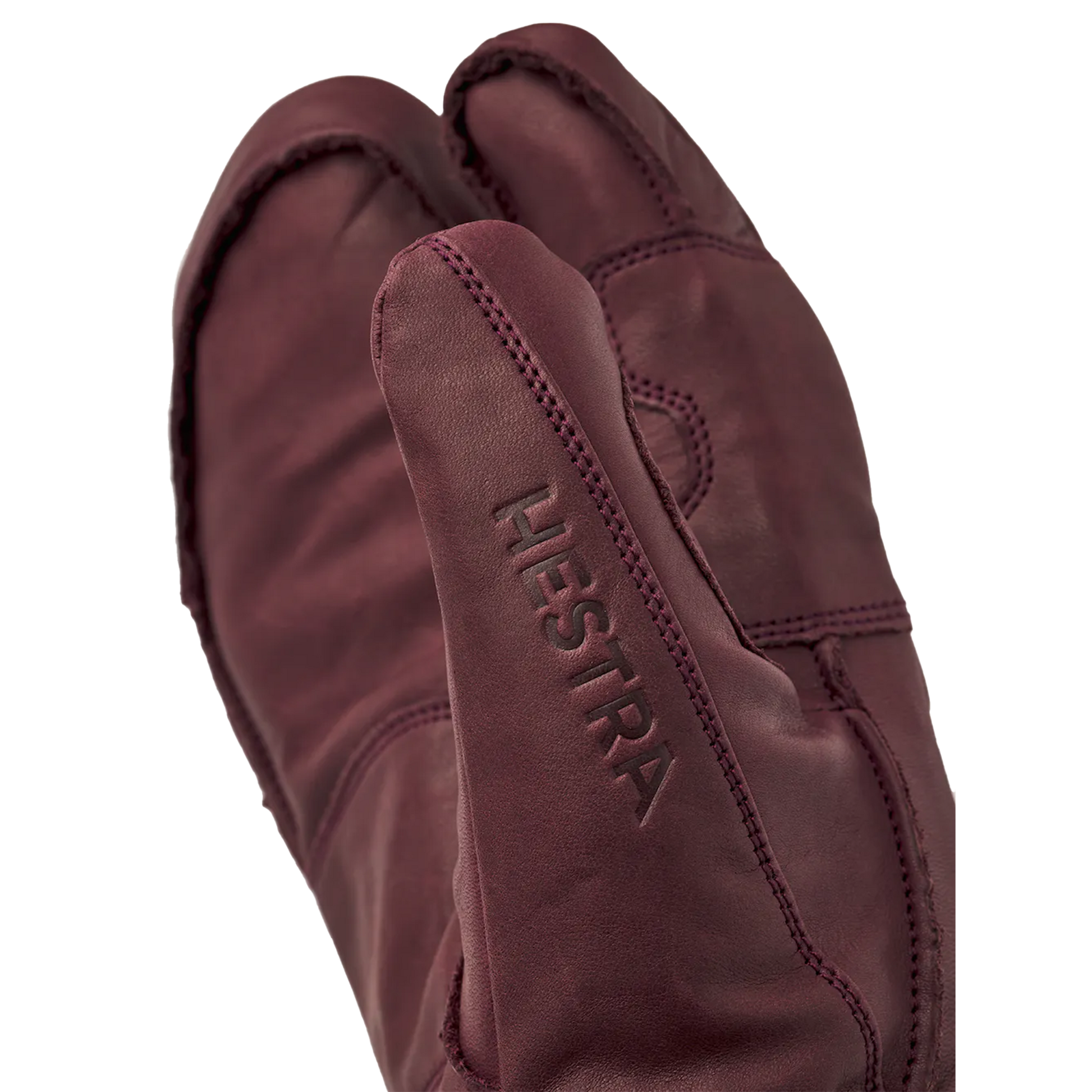 Hestra Alpine Pro Fall Line 3-Finger Glove Burgandy/Burgandy Snow Gloves