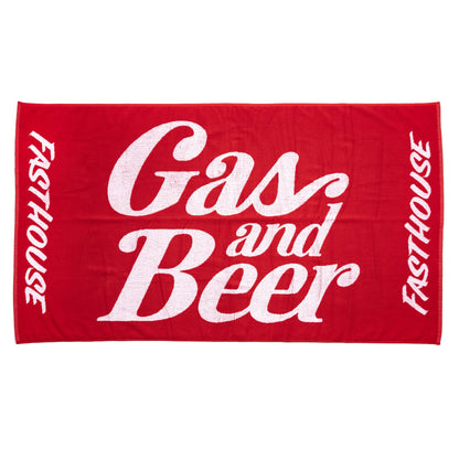 Fasthouse Gas & Beer Towel Red OS - Fasthouse Accessories