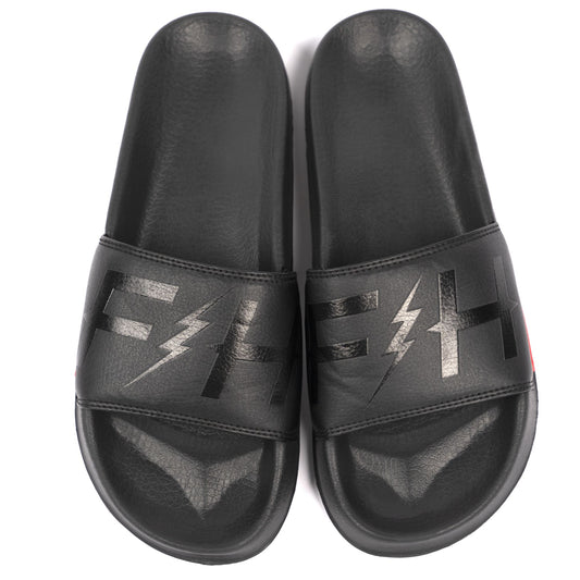 Fasthouse Lay Up Slide Sandals Black Footwear