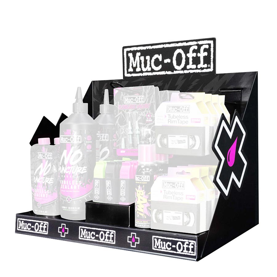 Muc-Off Single Slat Wall Display Shelf - Muc-Off Wall Displays