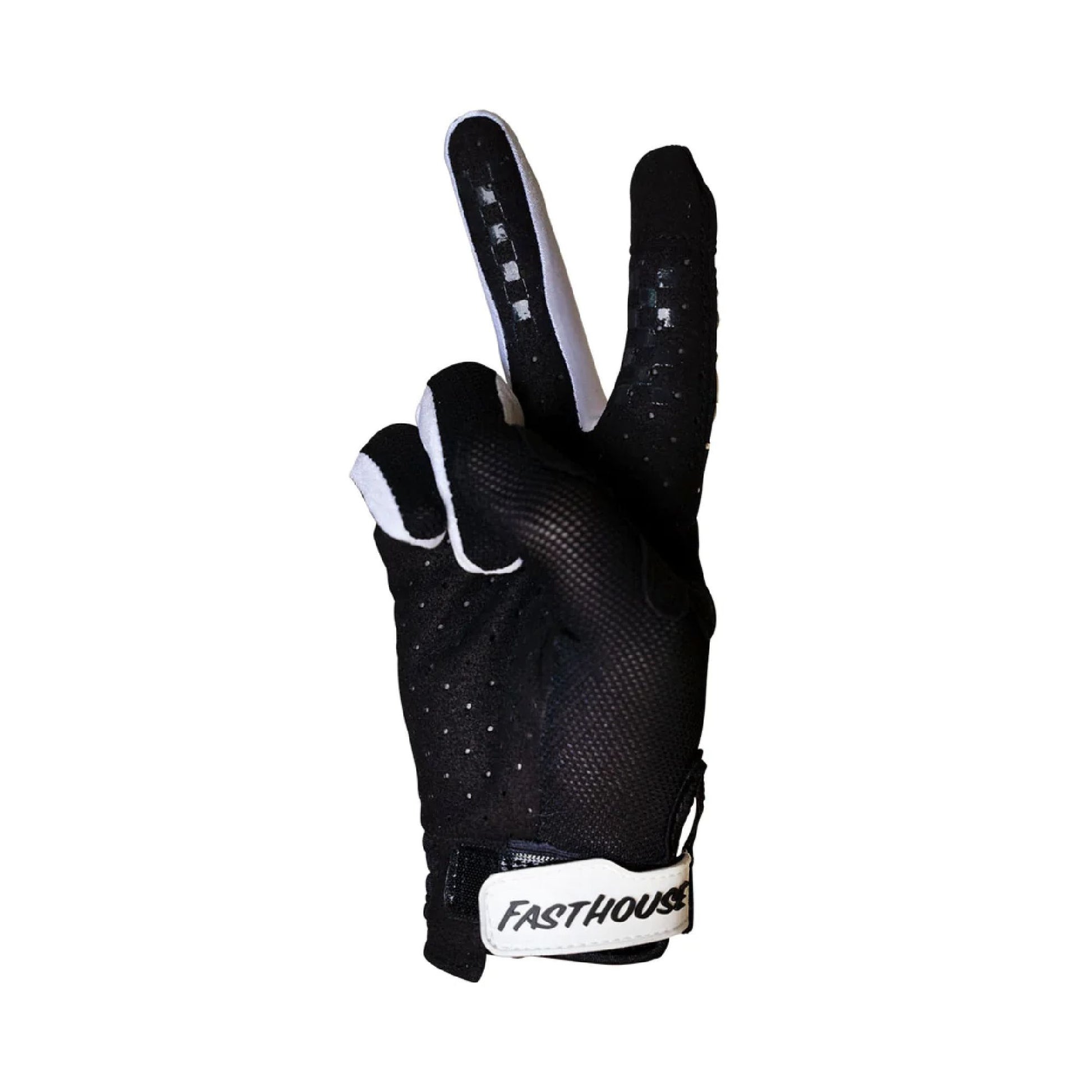 Fasthouse Youth A/C Elrod Air Gloves Black Bike Gloves