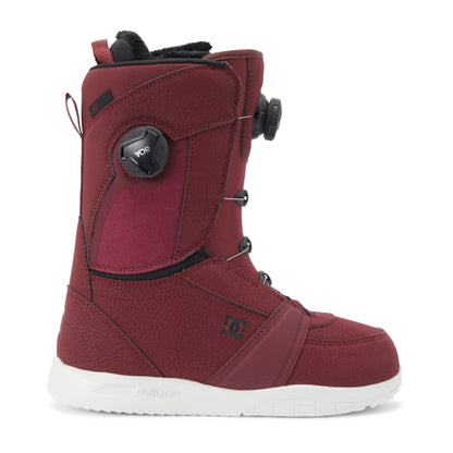 DC Women's Lotus BOA Snowboard Boots Wine Black - DC Snowboard Boots