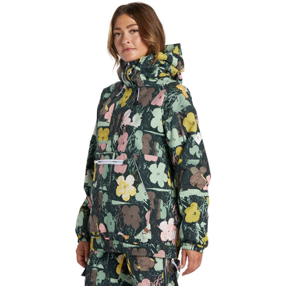 DC x Andy Warhol Women's Chalet Anorak Jacket In Bloom - DC Snow Jackets