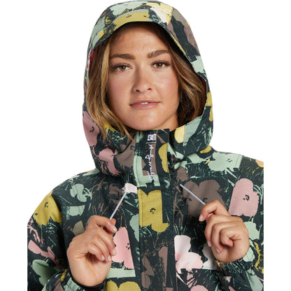 DC x Andy Warhol Women's Chalet Anorak Jacket In Bloom - DC Snow Jackets