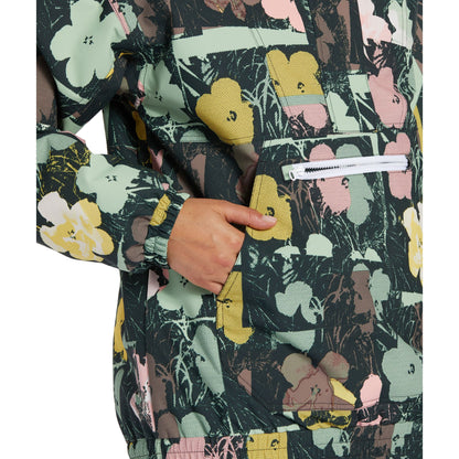 DC x Andy Warhol Women's Chalet Anorak Jacket In Bloom - DC Snow Jackets