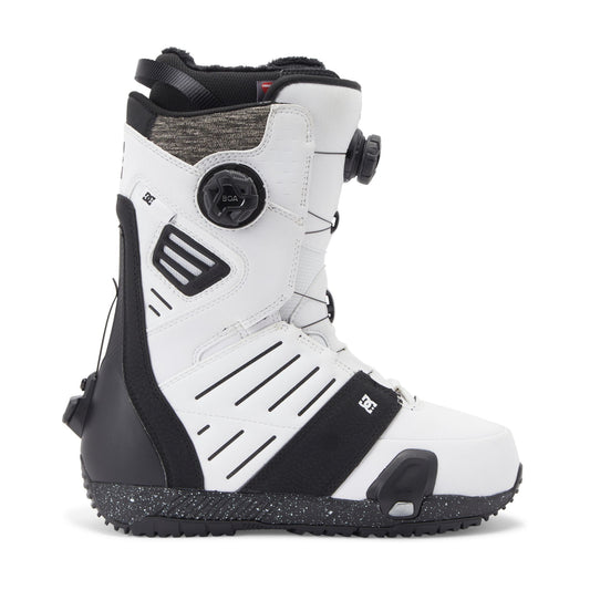 DC Judge BOA Step On Snowboard Boots White/Black Print Snowboard Boots