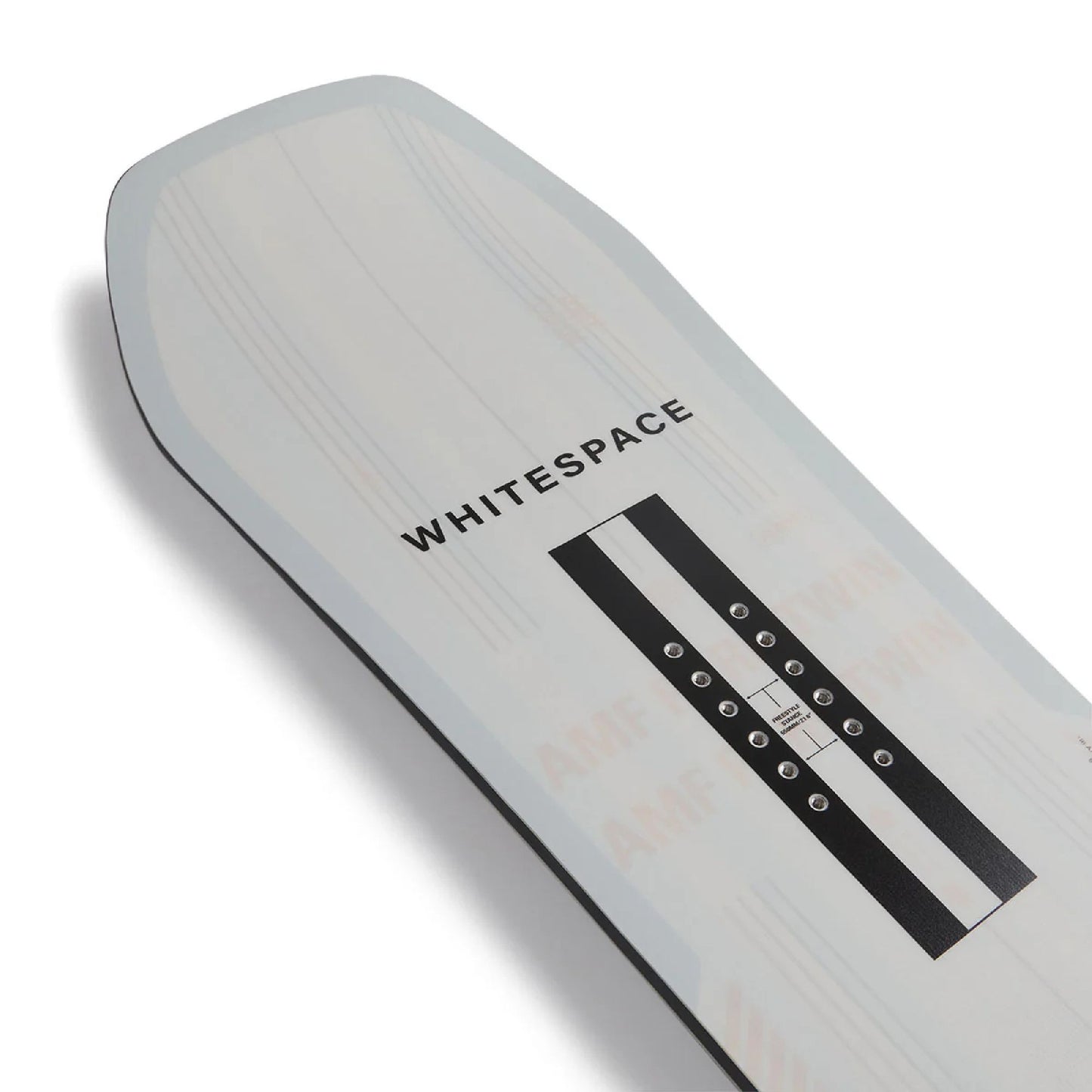 Whitespace AMF Park Twin Snowboard 2025 Gray - Whitespace Snowboards