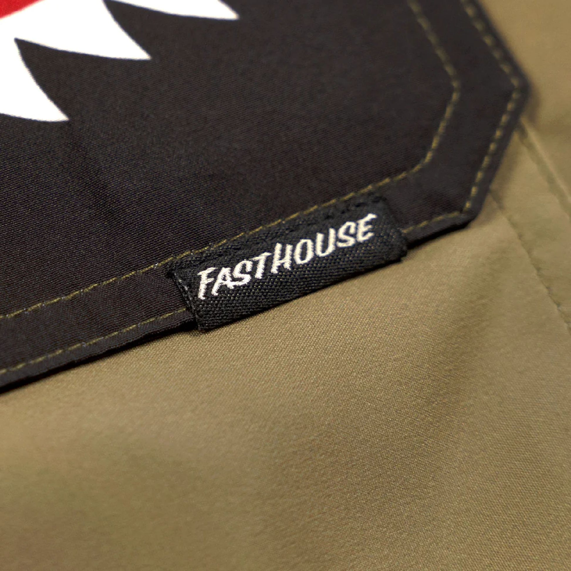 Fasthouse After Hours 18" Bomber Boardshort Olive - Fasthouse Swimwear