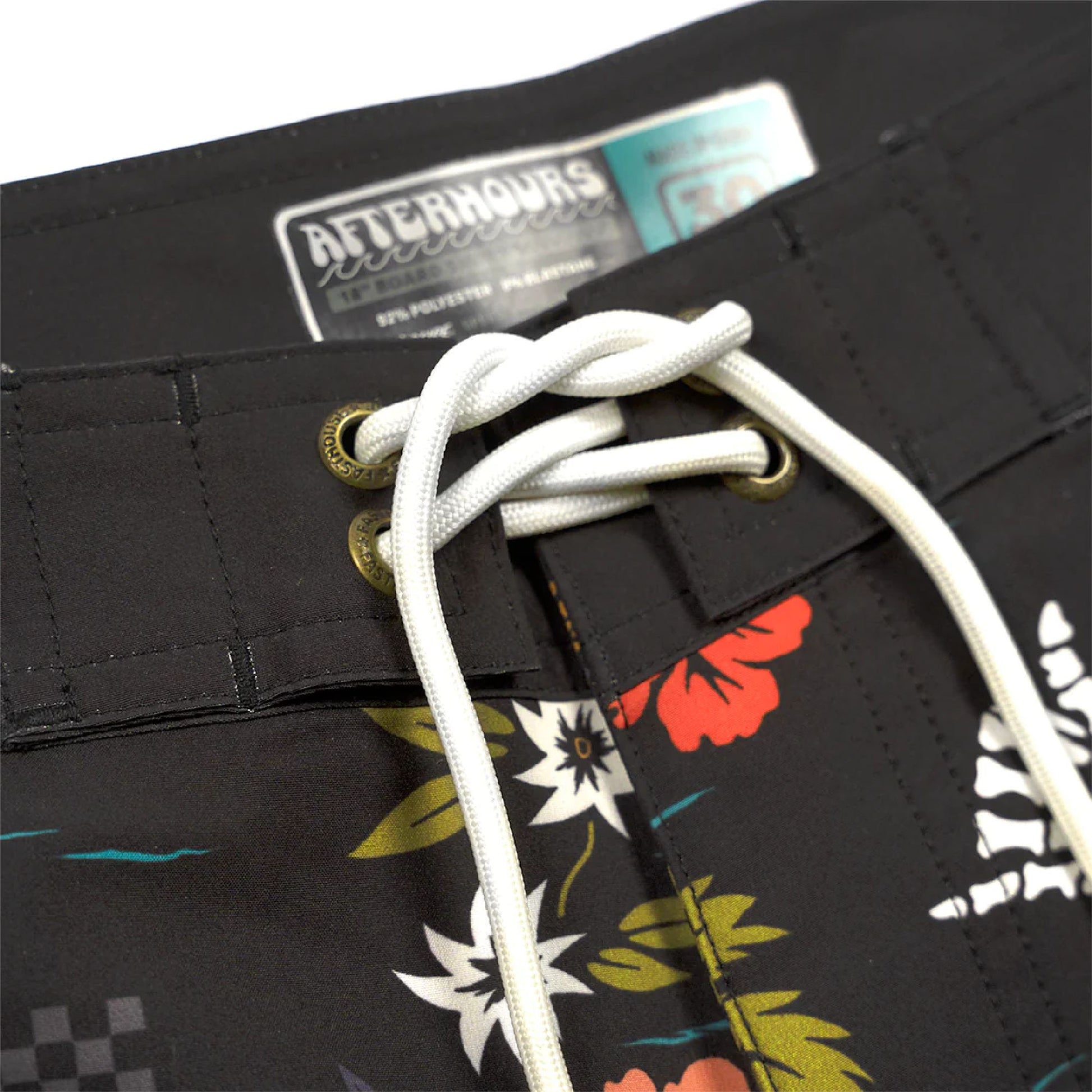 Fasthouse After Hours 18" Tribe Boardshort Black - Fasthouse Swimwear