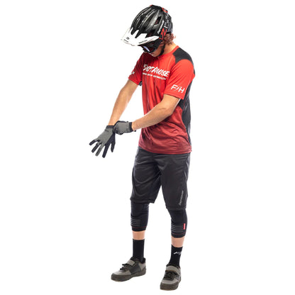 Fasthouse Men's Alloy Slade SS Jersey Red Black - Fasthouse Bike Jerseys