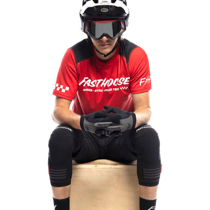 Fasthouse Men's Alloy Slade SS Jersey Red Black - Fasthouse Bike Jerseys