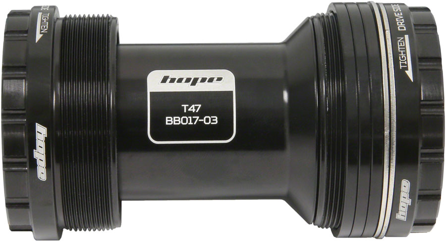 Hope T47 Bottom Bracket Bottom Bracket - 68/73mm For 30mm Spindle Stainless BLK - Hope Bottom Brackets