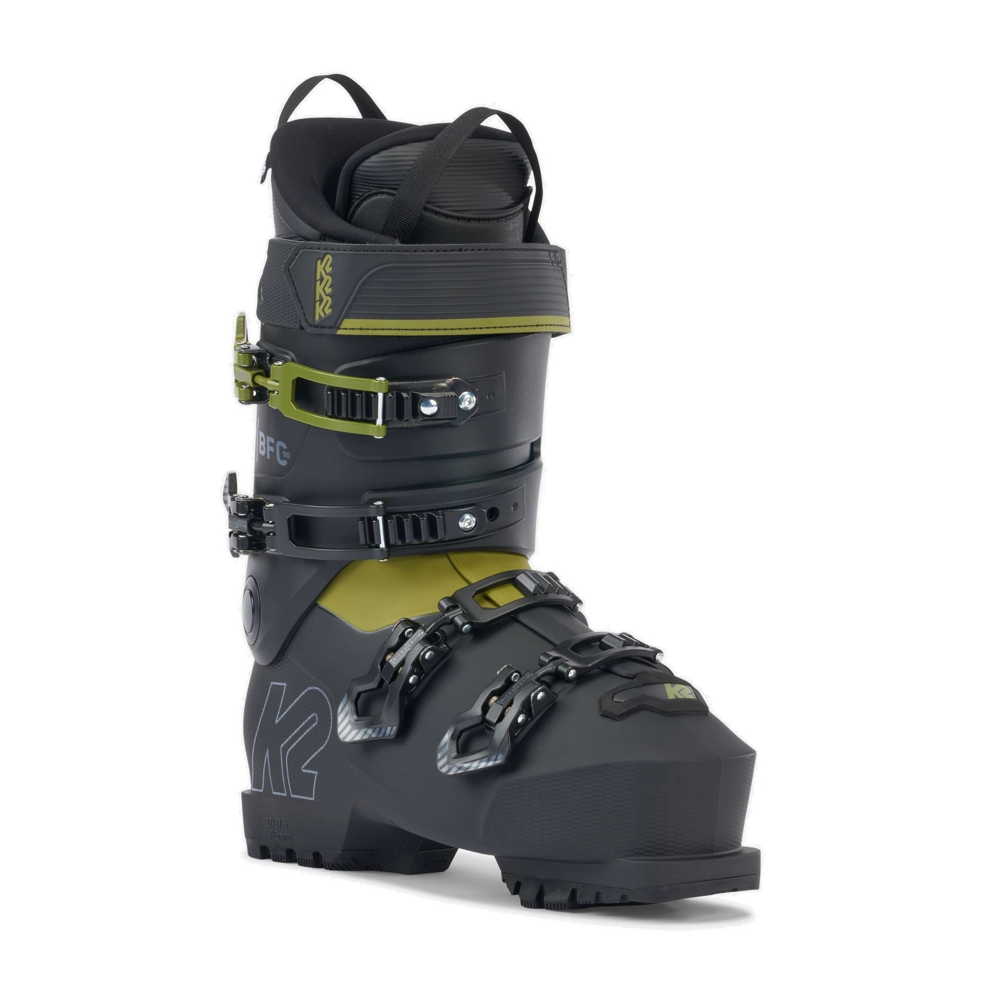 K2 BFC 90 Ski Boots Black/Olive Green Ski Boots