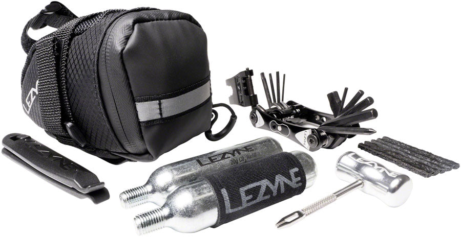 Lezyne M-Caddy Seat Bag Tubeless Kit - Black – Dreamruns.com