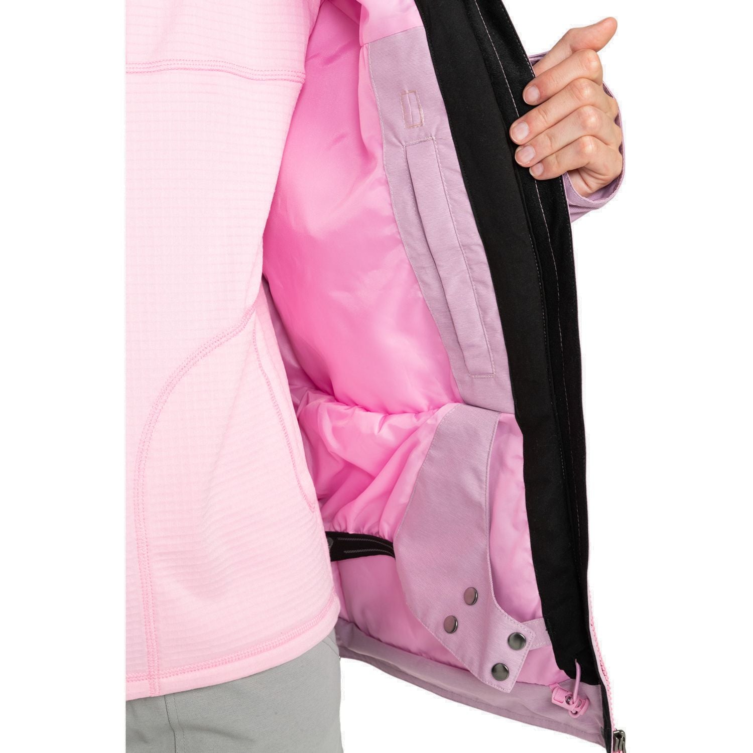 Roxy Women's Billie Snow Jacket Pink Frosting Snow Jackets