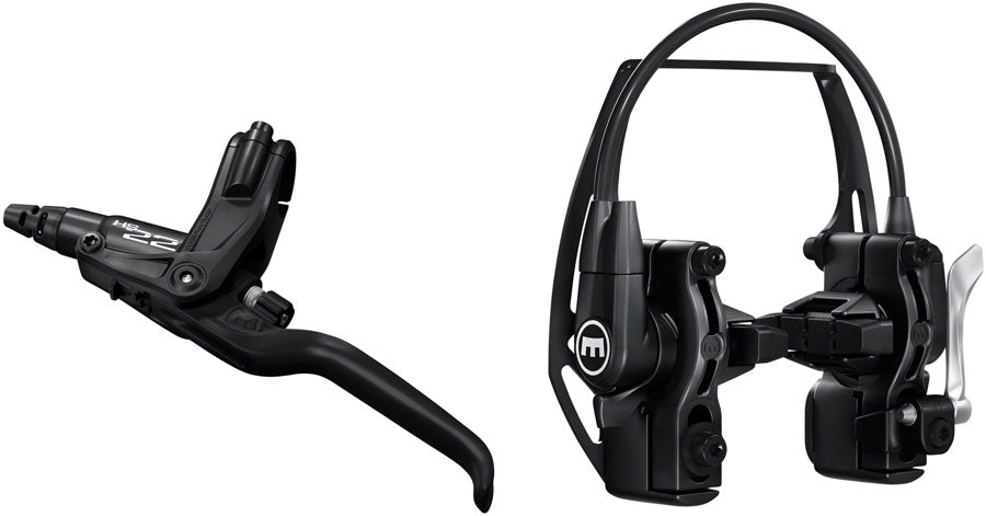 Magura HS22 Linear Pull Brake Lever - Front Rear 3-Finger Lever Blade Easy Mount BLK - Magura Linear Pull Brakes