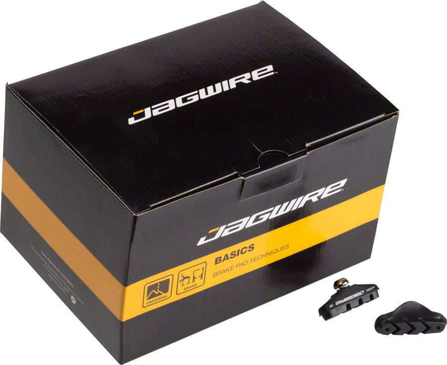 Jagwire Basics Road Molded Brake Pads Threaded Box of 50 Pairs ...