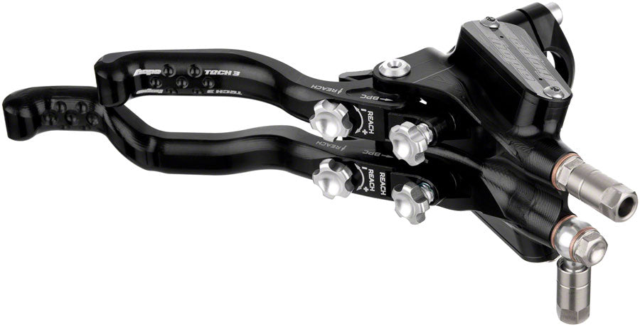 Hope Tech 3 X2 Duo Disc Brake Lever - Right Hand Front Rear Hydraulic Post Mount BLK - Hope Disc Brake & Lever