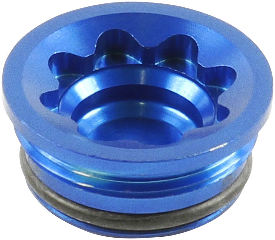 Hope V4 Small/E4 Disc Brake Caliper Bore Cap - Blue - Hope Disc Brake Parts