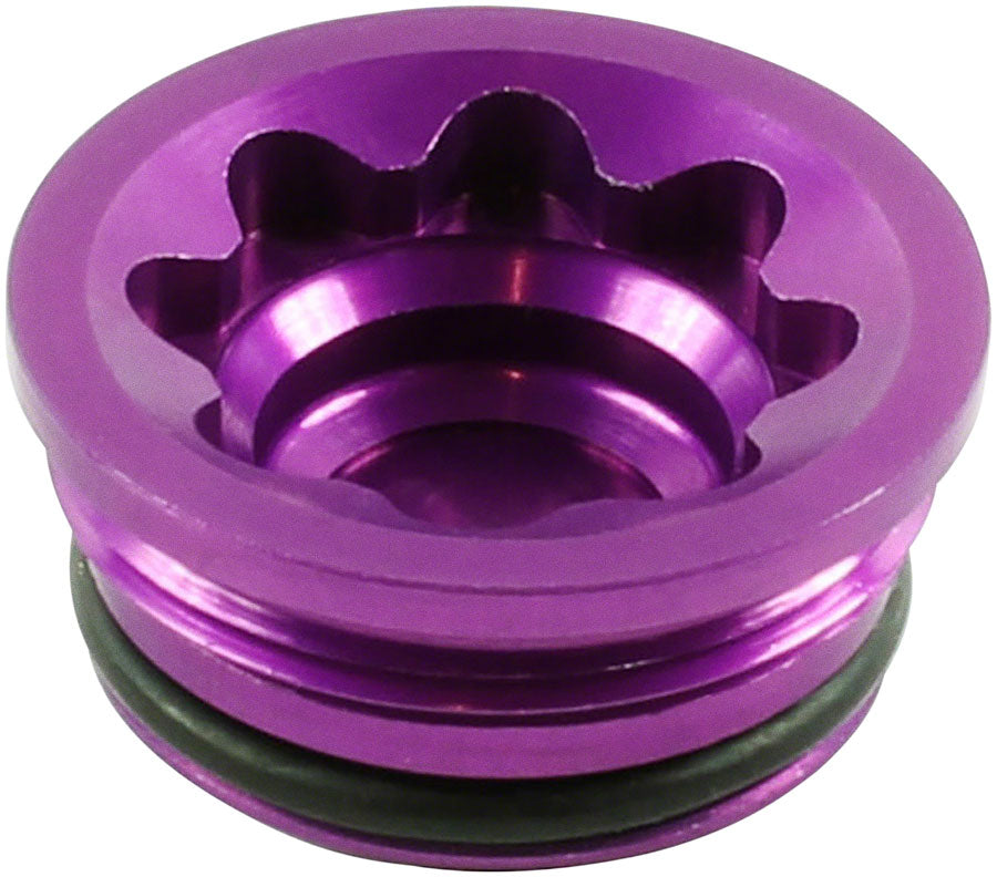 Hope V4 Small/E4 Disc Brake Caliper Bore Cap - Purple - Hope Disc Brake Parts