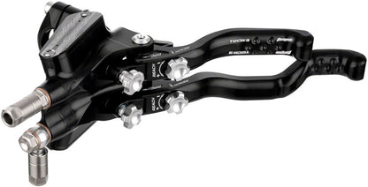 Hope Tech 3 V4 Duo Disc Brake Lever - Left Hand Front Rear Hydraulic Post Mount BLK - Hope Disc Brake & Lever