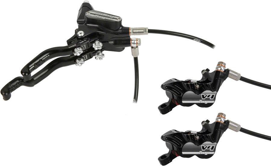 Hope Tech 3 V4 Duo Disc Brake Lever - Right Hand Front Rear Hydraulic Post Mount BLK - Hope Disc Brake & Lever