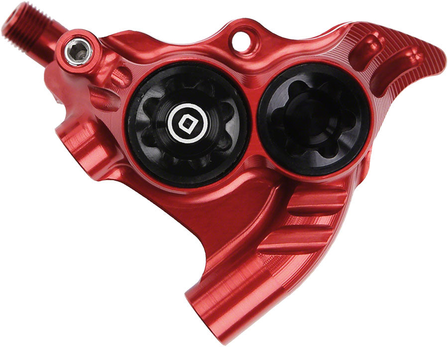 Hope RX4+ Disc Brake Caliper - Flat Mount Rear +20mm DOT Type Red - Hope Disc Brake Calipers