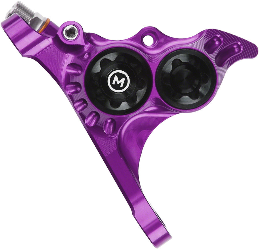 Hope RX4+ Disc Brake Caliper - Flat Mount Front +20mm Mineral Oil Type Purple - Hope Disc Brake Calipers