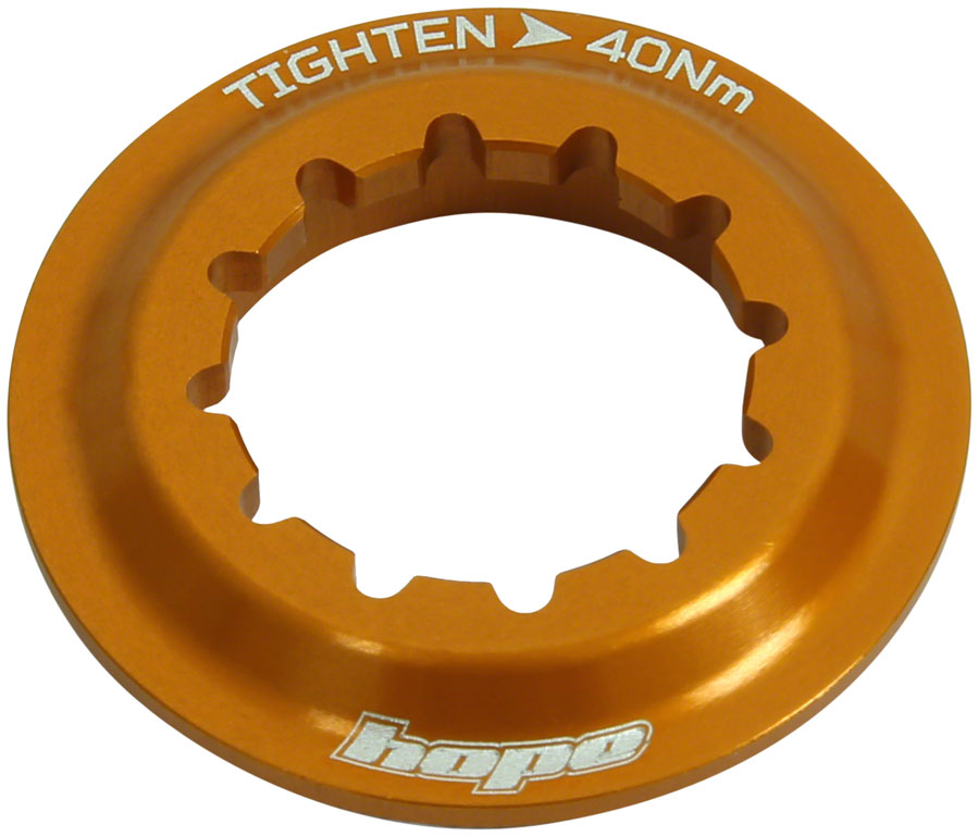 Hope Center Lock Disc Lockring - Orange - Hope Disc Rotor