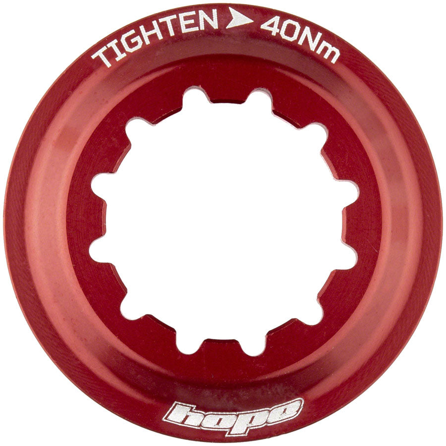 Hope Center Lock Disc Lockring - Red - Hope Disc Rotor