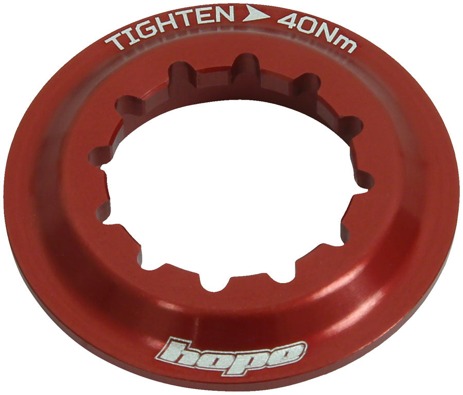 Hope Center Lock Disc Lockring - Red - Hope Disc Rotor