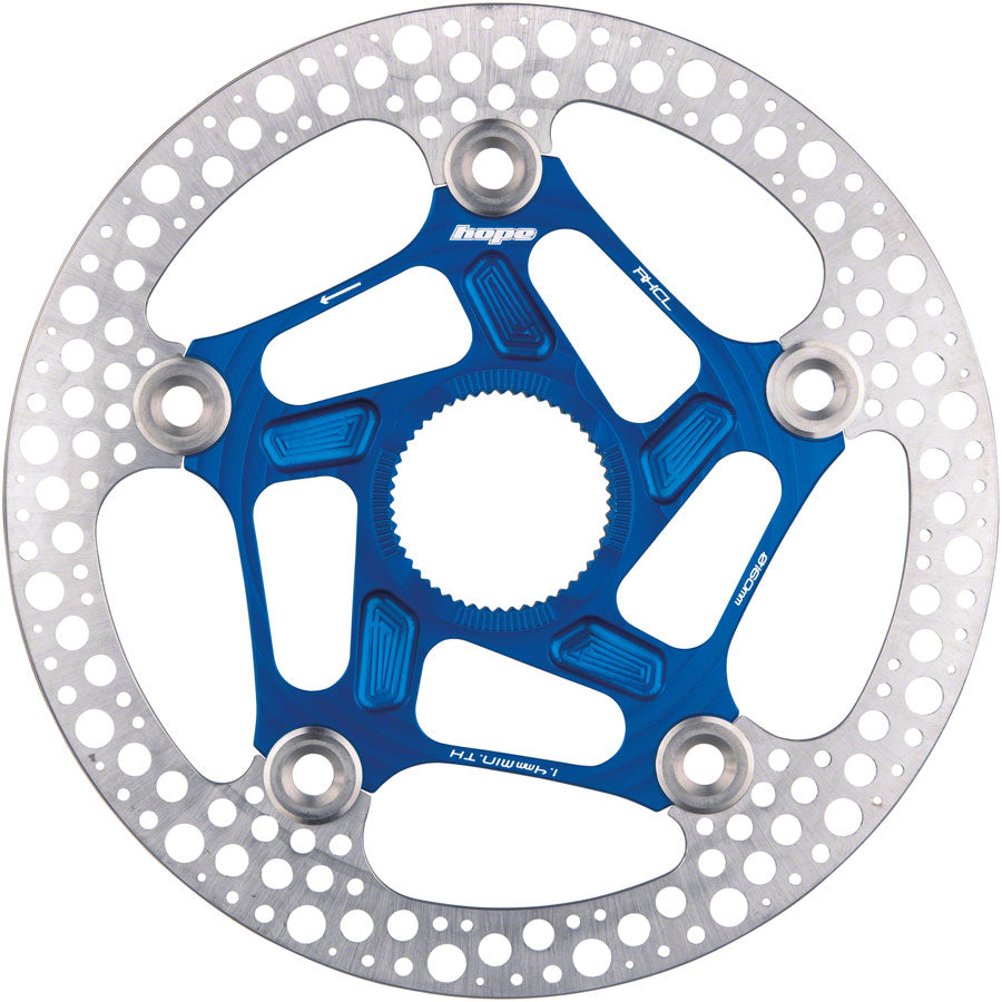 Hope RX Disc Rotor - 140mm Center-Lock Blue - Hope Disc Rotor