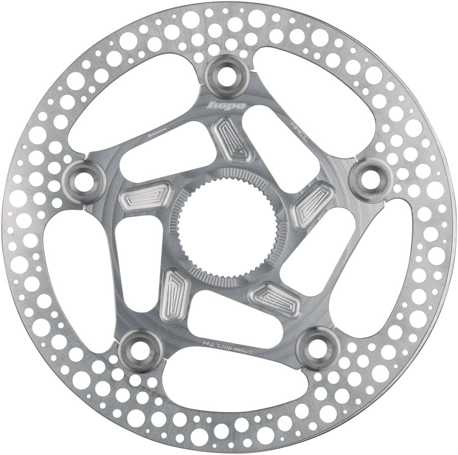 Hope RX Disc Rotor - 140mm Center-Lock Silver - Hope Disc Rotor